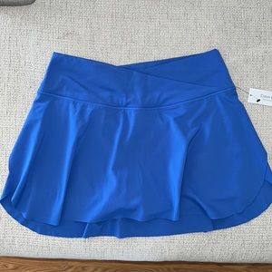 Calvin Klein blue cross over tennis skirt